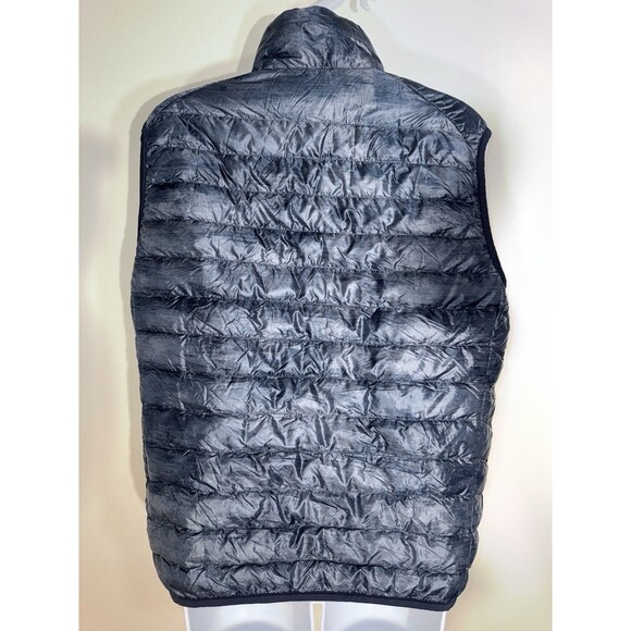 Uniqlo Down Puffer Vest Navy Blue Pockets Packable Light Women Medium - Picture 3 of 10